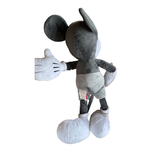 Disney Parks Mickey Mouse Plush Dark & light gray & white 22" - Picture 10 of 10